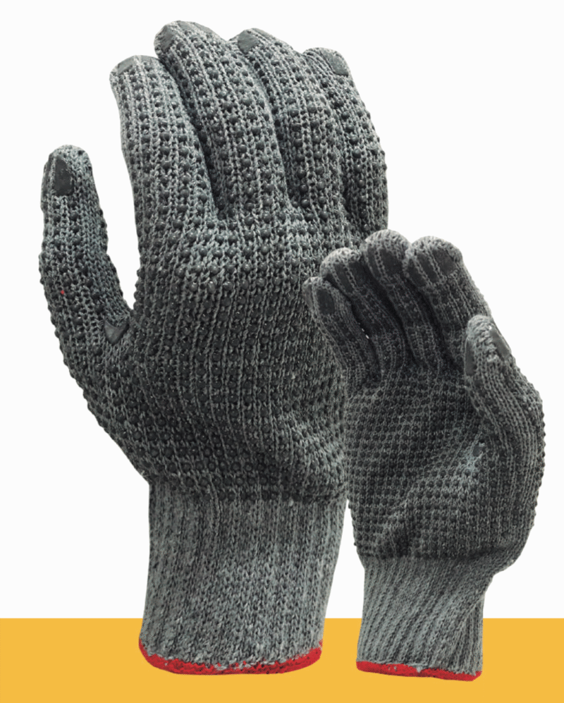 10.- GUANTES DE ALGODON CON PUNTOS PVC