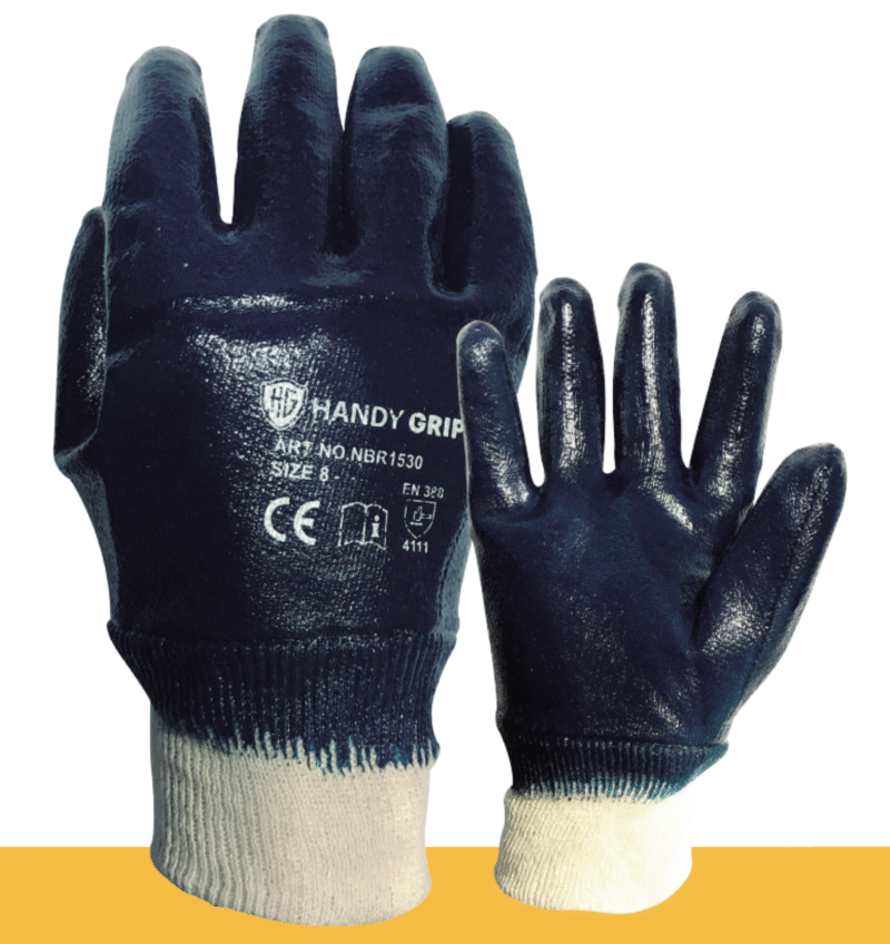 23.- GUANTES DE NITRILO PUÑO DE CALCETIN