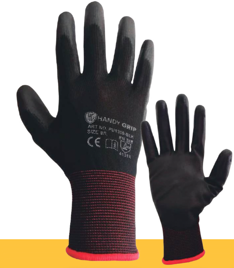 4.-GUANTES ANTICORTE NIVEL 5 CON PALMA POLIURETANO