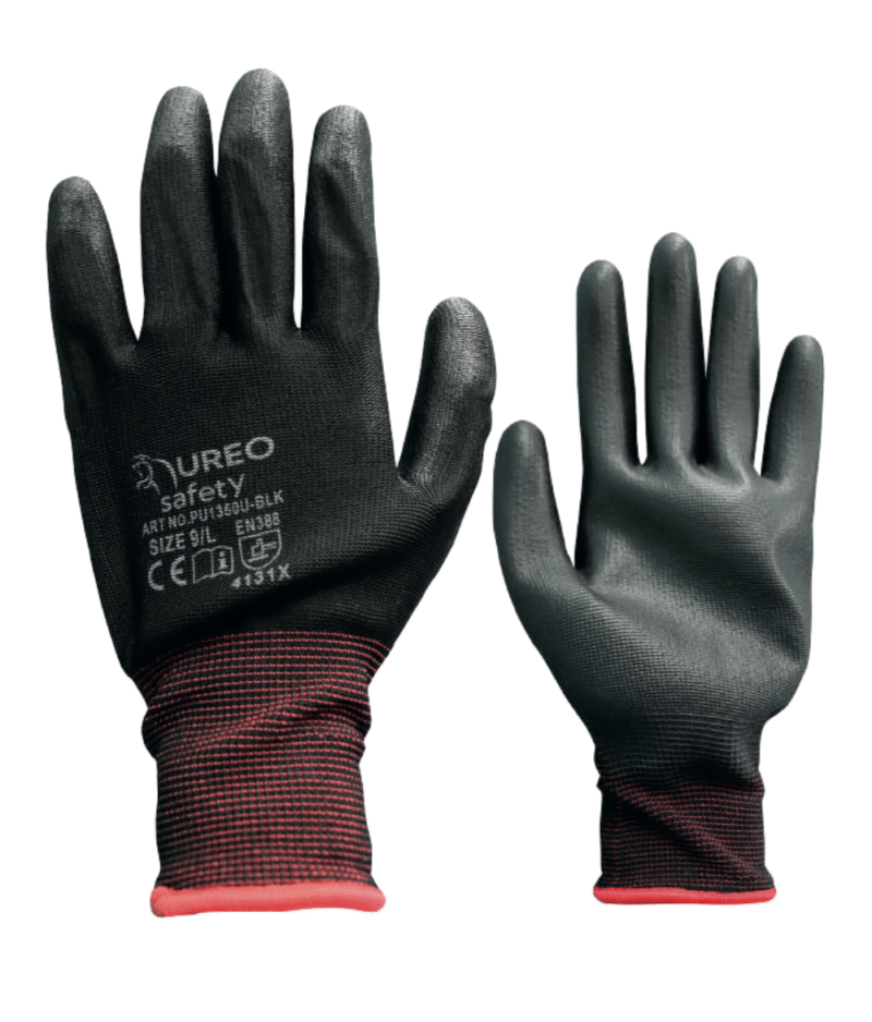 UREO 5.- GUANTES DE NYLON CON PALMA POLIURETANO