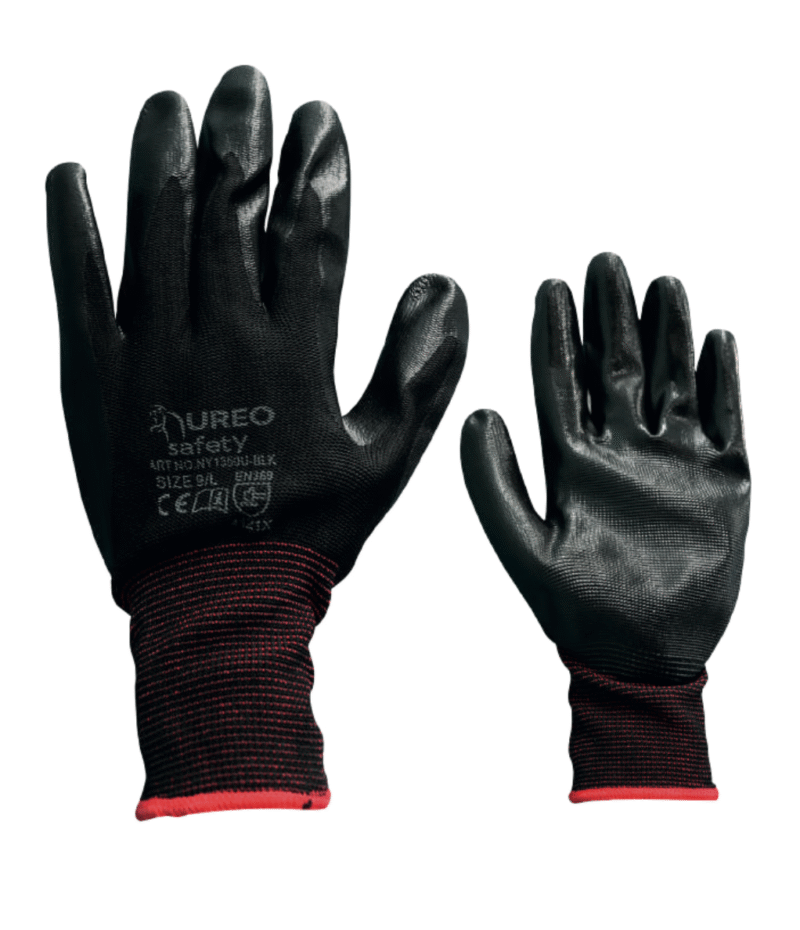 UREO 6.- GUANTES DE NYLON NITRILO LISO